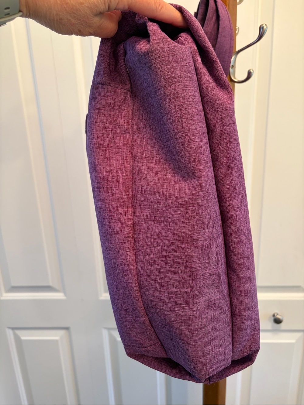 lug Original Puddle Jumper Travel Tote in Heathered Plum - Picture 14 of 16